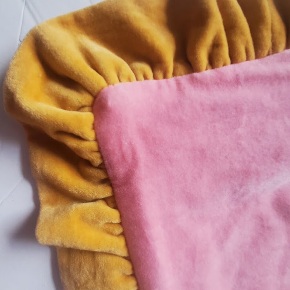 NEW Velvet Ruffle Throw pillows - Picture 9 of 11